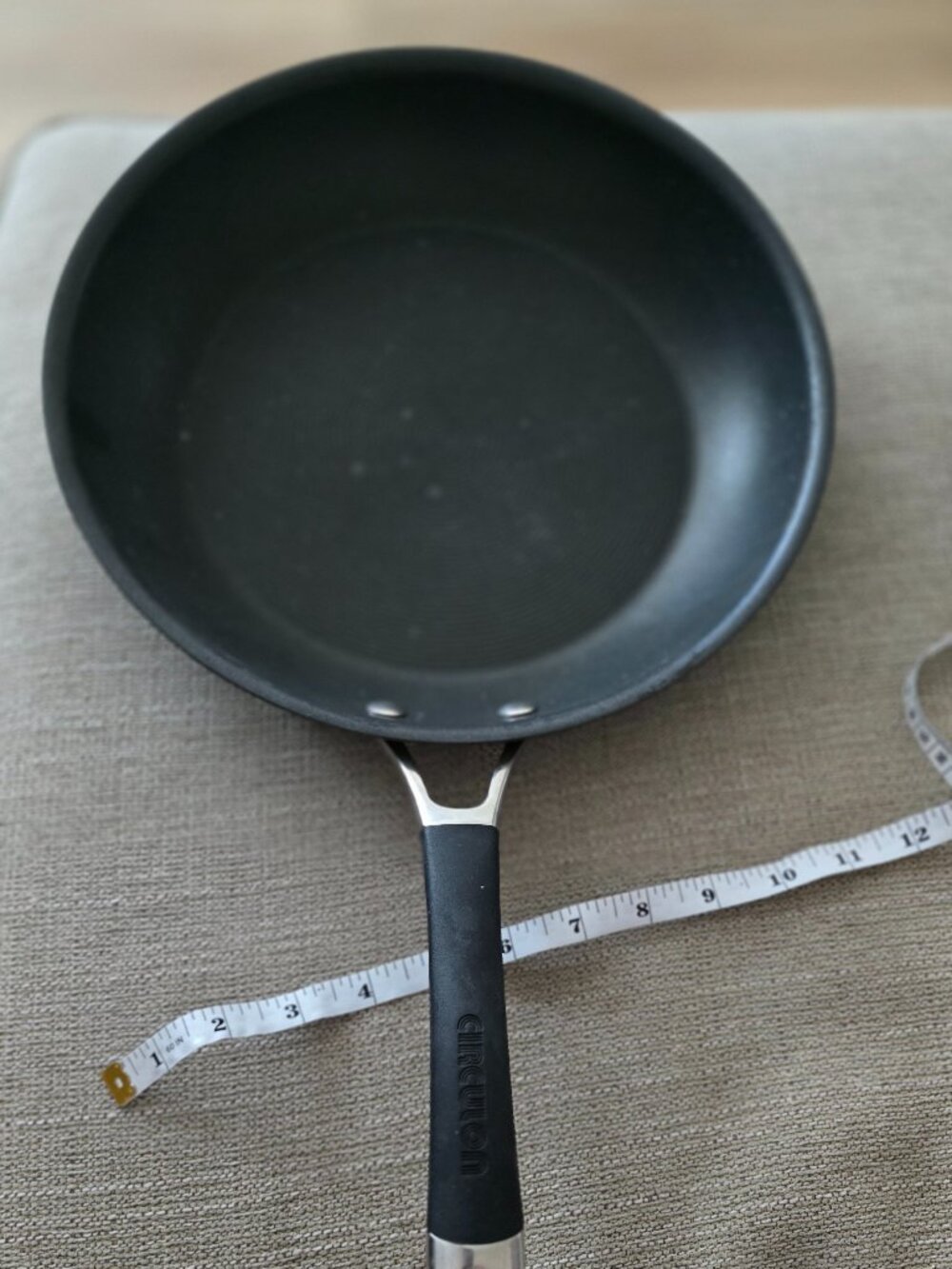 CIRCULON SKILLET 13" FRYING PAN NON-STICK HARD ANODIZED COOKWARE - EUC